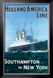 Holland America Line Framed Giclee Print by G.h Tavis