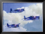 Navy Fighters of WWII Framed Giclee Print by Douglas Castleman