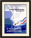 Ocean Liner, Israel Framed Giclee Print by Noel Revest