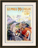 Le Pneu Michelin Framed Giclee Print by Ernest Montaut