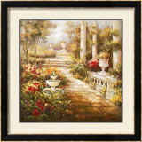 Shaded Courtyard II Print by Mirabella 