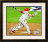 Chase Utley Game 1 of the 2009 World Series Framed Photographic Print