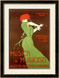 Musica e Musicisti Framed Giclee Print by Leonetto Cappiello