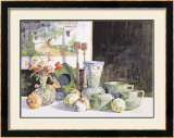 Still Life with Moroccan Vase Print by W. A. Sloan