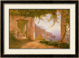 Amalfi dai Cappuccini Prints by Carl Frederic Aagaard