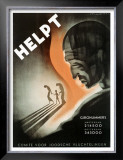 Helpt Framed Giclee Print by Jan Lavies
