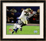 Devery Henderson Super Bowl XLIV Framed Photographic Print