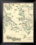 Grecian Archipelago, Ancient, c.1843 Framed Giclee Print by William Smith