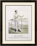 John L. Sullivan, Irish Boxer Framed Giclee Print
