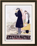 Spyker Autos Framed Giclee Print by Vanderhem 