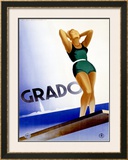 Grado Framed Giclee Print by Marcello Dudovich
