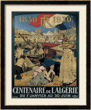 Centenaire en Algerie Framed Giclee Print by Leon Cauvy