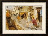 Breezy Day In Venice Posters by Ettore Tito