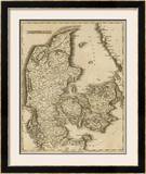 Denmark, c.1812 Framed Giclee Print by Aaron Arrowsmith