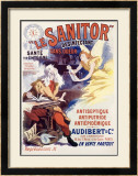 Le Sanitor Framed Giclee Print by René Péan