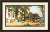 In My Neighbor's Garden Art by Alfred Thompson Bricher