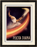 Pelota Diana Framed Giclee Print by Mancioli 
