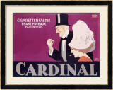 Cardinal Cigaretten Framed Giclee Print by Lubbert 
