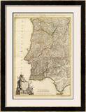 Composite: Portugal, Algarve, c.1780 Framed Giclee Print by Giovanni Antonio Bartolomeo Rizzi Zannoni