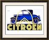 Citroen Framed Giclee Print by Roger de Valerio