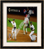 M.Teixeira & M.Rivera Game Six of the 2009 MLB World Series Framed Photographic Print