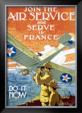 Join Air Service Framed Giclee Print by Jozef Paul Verrees