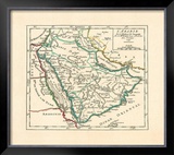L'Arabie, 1749 Lámina enmarcada de edición limitada por Robert De Vaugondy