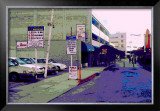 Public Parking Down Town, Los Angeles, California Framed Giclee Print by Steve Ash