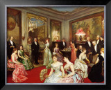 Une Soiree a l'Hotel de Verteillac, 35 Bd des Invalides Prints by Horace De Callias