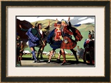 LMS Railway Highland Games Framed Giclee Print by Christopher Clark