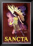 Sancta, Liqueur Merveilleuse Framed Giclee Print by Leonetto Cappiello