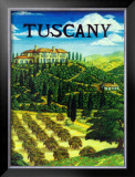 Tuscany Italy Framed Giclee Print by Caroline Haliday