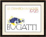 Bugatti: Le Champion Du Monde Limited Edition Framed Print by Ernst Deutsch-dryden