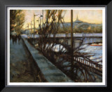 Along The Seine, Paris Poster by Desmond O'hagan