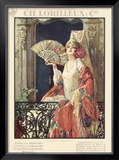 Flamenco Dancer in Exposition Poster Framed Giclee Print