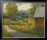 Kentucky Hill Farm Poster by Mary Jean Weber