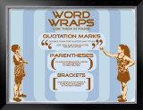 Punctuation: Word Wraps Art by Christopher Rice