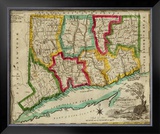 State of Connecticut, c.1827 Framed Giclee Print by Amos Doolittle