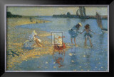 Walberswick, Children Paddling Prints by Philip Wilson Steer