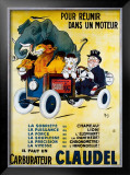 Carburateur Claudel Framed Giclee Print by Mich (Michel Liebeaux) 