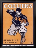 Colliers Havard Football Framed Giclee Print