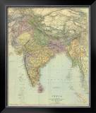 Composite: India, c.1901 Framed Giclee Print by Edward Stanford