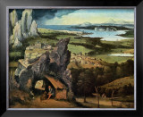 Saint Jerome on the Road Posters by Joachim Patinir
