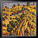 GOLDEN HARVEST Limited Edition Framed Print by CHARLES MONTEITH WALKER