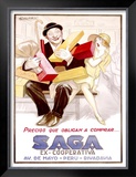 Saga Framed Giclee Print by Achille Luciano Mauzan