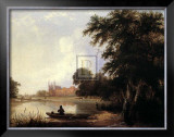 Fishing on the River Thames Near Eton Prints by Thomas Creswick