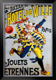 GD Bazar de l'Hotel de Ville Framed Giclee Print by Michele 