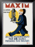 Maxim Framed Giclee Print by Afrom 
