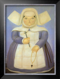 Mother Superior Poster by Fernando Botero