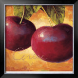 Luscious Cherries Print by Marco Fabiano